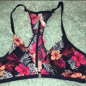 Victorias Secret Pink floral bralette